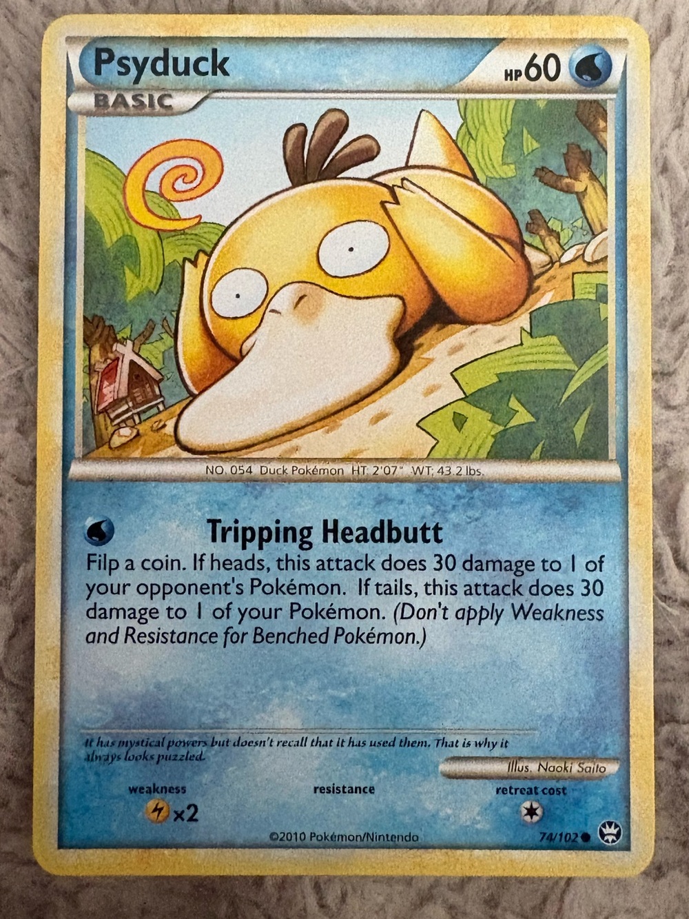 Psyduck Pokémon card